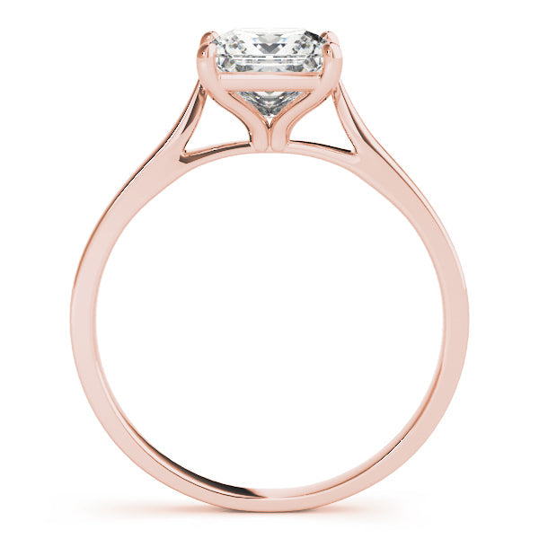 Cherished Cut Solitaire Engagement Ring Princess Diamond Engagement Ring in 10K/14K gold and platinum with certified lab-grown or natural diamonds
