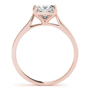 Cherished Cut Solitaire Engagement Ring Princess Diamond Engagement Ring in 10K/14K gold and platinum with certified lab-grown or natural diamonds