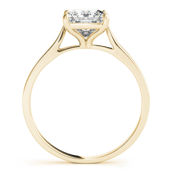Cherished Cut Solitaire Engagement Ring Princess Diamond Engagement Ring in 10K/14K gold and platinum with certified lab-grown or natural diamonds
