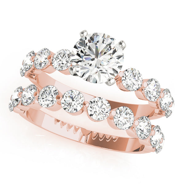 Classic Single Prong Engagement Ring Round Diamond Engagement Ring in 10K/14K gold and platinum with certified lab-grown or natural diamonds