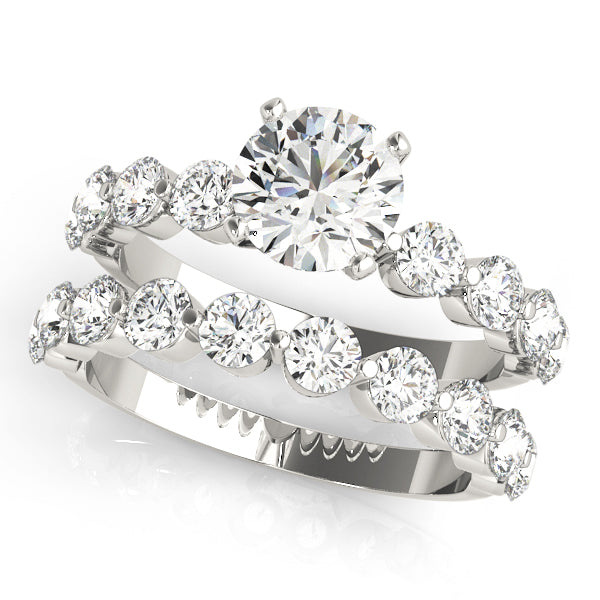 Classic Single Prong Engagement Ring Round Diamond Engagement Ring in 10K/14K gold and platinum with certified lab-grown or natural diamonds