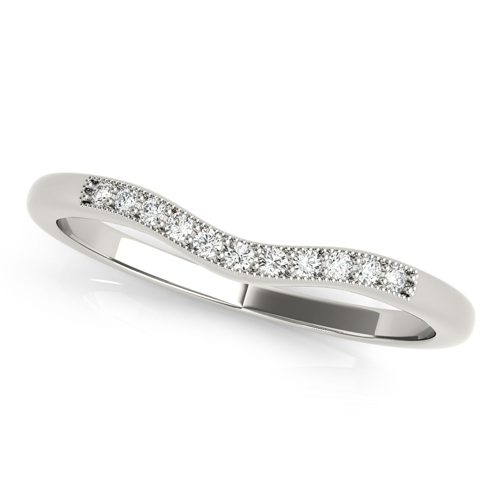 Diamond Half Eternity Ring in Gold & Platinum