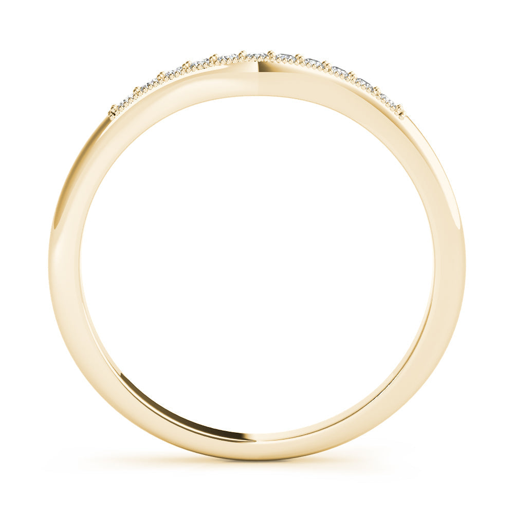 Diamond Half Eternity Ring in Gold & Platinum
