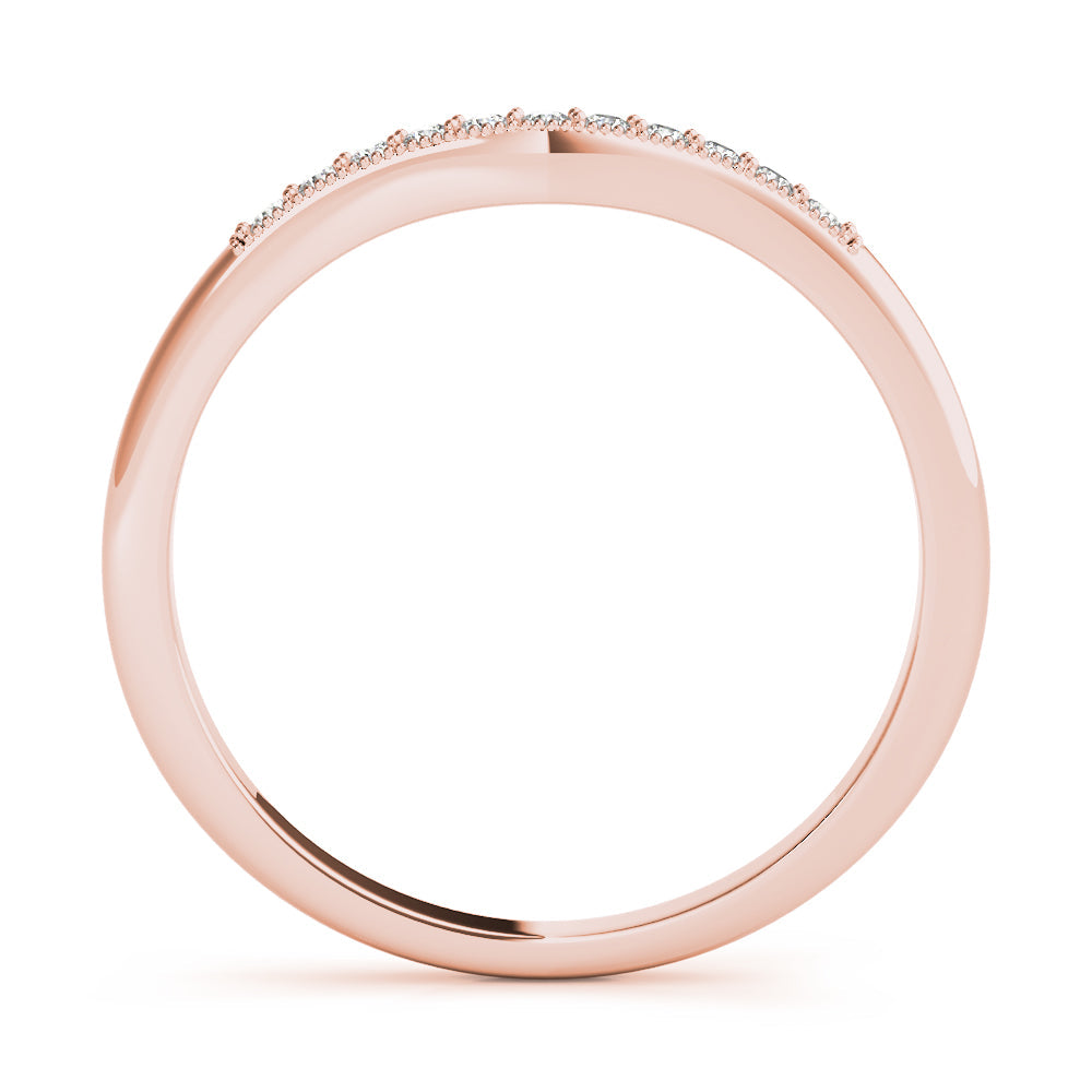 Diamond Half Eternity Ring in Gold & Platinum