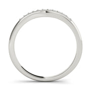Diamond Half Eternity Ring in Gold & Platinum