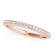 Diamond Half Eternity Ring in Gold & Platinum