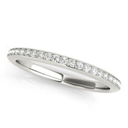 Diamond Half Eternity Ring in Gold & Platinum