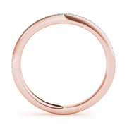 Diamond Half Eternity Ring in Gold & Platinum