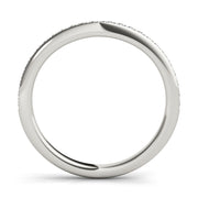 Diamond Half Eternity Ring in Gold & Platinum