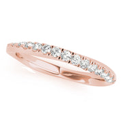 Diamond Half Eternity Ring in Gold & Platinum