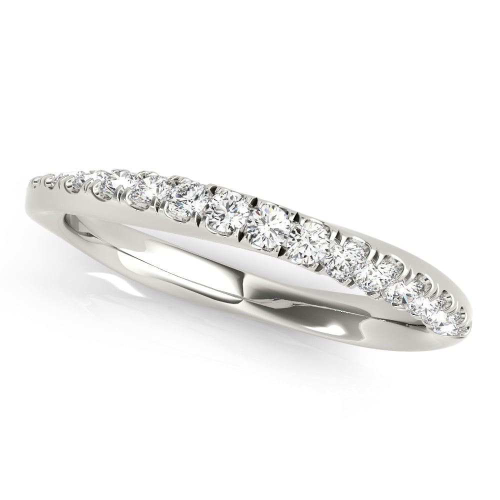 Diamond Half Eternity Ring in Gold & Platinum