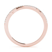 Diamond Half Eternity Ring in Gold & Platinum