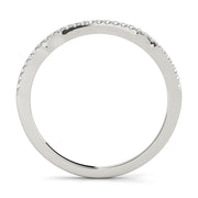 Diamond Half Eternity Ring in Gold & Platinum