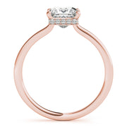 Statement Cut Princess Diamond Engagement Ring in 10K/14K gold and platinum with certified lab-grown or natural diamonds