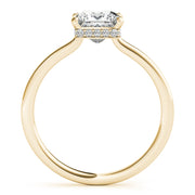 Statement Cut Princess Diamond Engagement Ring in 10K/14K gold and platinum with certified lab-grown or natural diamonds