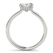 Statement Cut Princess Diamond Engagement Ring in 10K/14K gold and platinum with certified lab-grown or natural diamonds