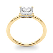 Statement Cut Princess Diamond Engagement Ring in 10K/14K gold and platinum with certified lab-grown or natural diamonds