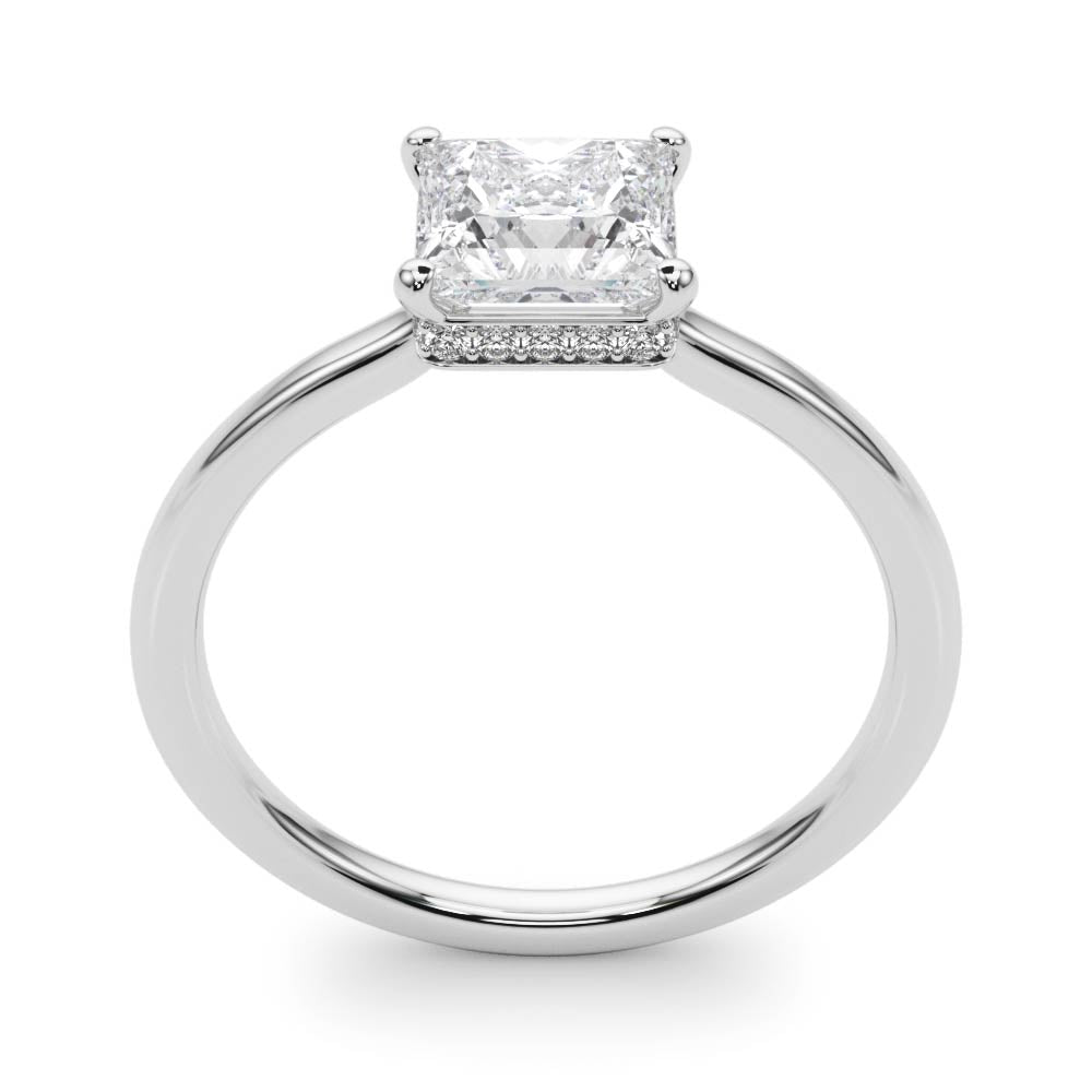 Statement Cut Princess Diamond Engagement Ring in 10K/14K gold and platinum with certified lab-grown or natural diamonds