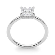 Statement Cut Princess Diamond Engagement Ring in 10K/14K gold and platinum with certified lab-grown or natural diamonds