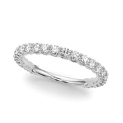 3/4 Full Eternity Ring in Gold & Platinum