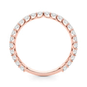 3/4 Full Eternity Ring in Gold & Platinum