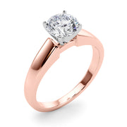 Iconic Remount Round Diamond Engagement Ring in 10K/14K gold and platinum with certified lab-grown or natural diamonds