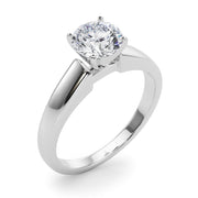 Iconic Remount Round Diamond Engagement Ring in 10K/14K gold and platinum with certified lab-grown or natural diamonds
