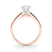 Iconic Remount Round Diamond Engagement Ring in 10K/14K gold and platinum with certified lab-grown or natural diamonds