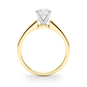 Iconic Remount Round Diamond Engagement Ring in 10K/14K gold and platinum with certified lab-grown or natural diamonds