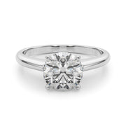 Cherished Remount Ring Round Diamond Engagement Ring in 10K/14K gold and platinum with certified lab-grown or natural diamonds