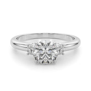 Classic Remountring Round Diamond Engagement Ring in 10K/14K gold and platinum with certified lab-grown or natural diamonds