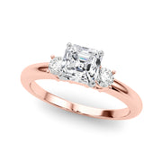 Classic Remountring Round Diamond Engagement Ring in 10K/14K gold and platinum with certified lab-grown or natural diamonds
