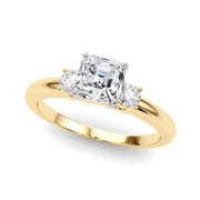 Classic Remountring Round Diamond Engagement Ring in 10K/14K gold and platinum with certified lab-grown or natural diamonds