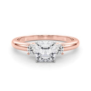Classic Remountring Round Diamond Engagement Ring in 10K/14K gold and platinum with certified lab-grown or natural diamonds
