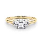 Classic Remountring Round Diamond Engagement Ring in 10K/14K gold and platinum with certified lab-grown or natural diamonds