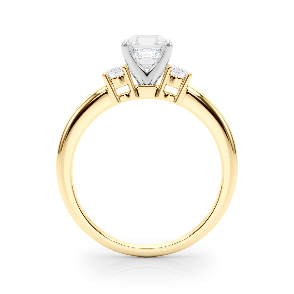 Classic Remountring Round Diamond Engagement Ring in 10K/14K gold and platinum with certified lab-grown or natural diamonds
