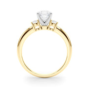 Classic Remountring Round Diamond Engagement Ring in 10K/14K gold and platinum with certified lab-grown or natural diamonds