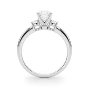 Classic Remountring Round Diamond Engagement Ring in 10K/14K gold and platinum with certified lab-grown or natural diamonds