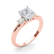 Classic Remountring Round Diamond Engagement Ring in 10K/14K gold and platinum with certified lab-grown or natural diamonds