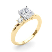 Classic Remountring Round Diamond Engagement Ring in 10K/14K gold and platinum with certified lab-grown or natural diamonds