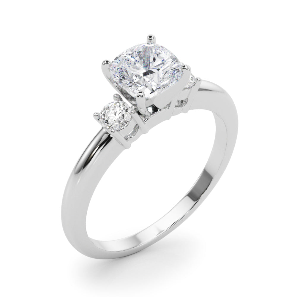 Classic Remountring Round Diamond Engagement Ring in 10K/14K gold and platinum with certified lab-grown or natural diamonds