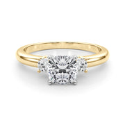 Classic Remountring Round Diamond Engagement Ring in 10K/14K gold and platinum with certified lab-grown or natural diamonds