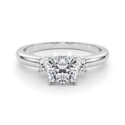 Classic Remountring Round Diamond Engagement Ring in 10K/14K gold and platinum with certified lab-grown or natural diamonds