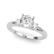 Classic Remountring Round Diamond Engagement Ring in 10K/14K gold and platinum with certified lab-grown or natural diamonds