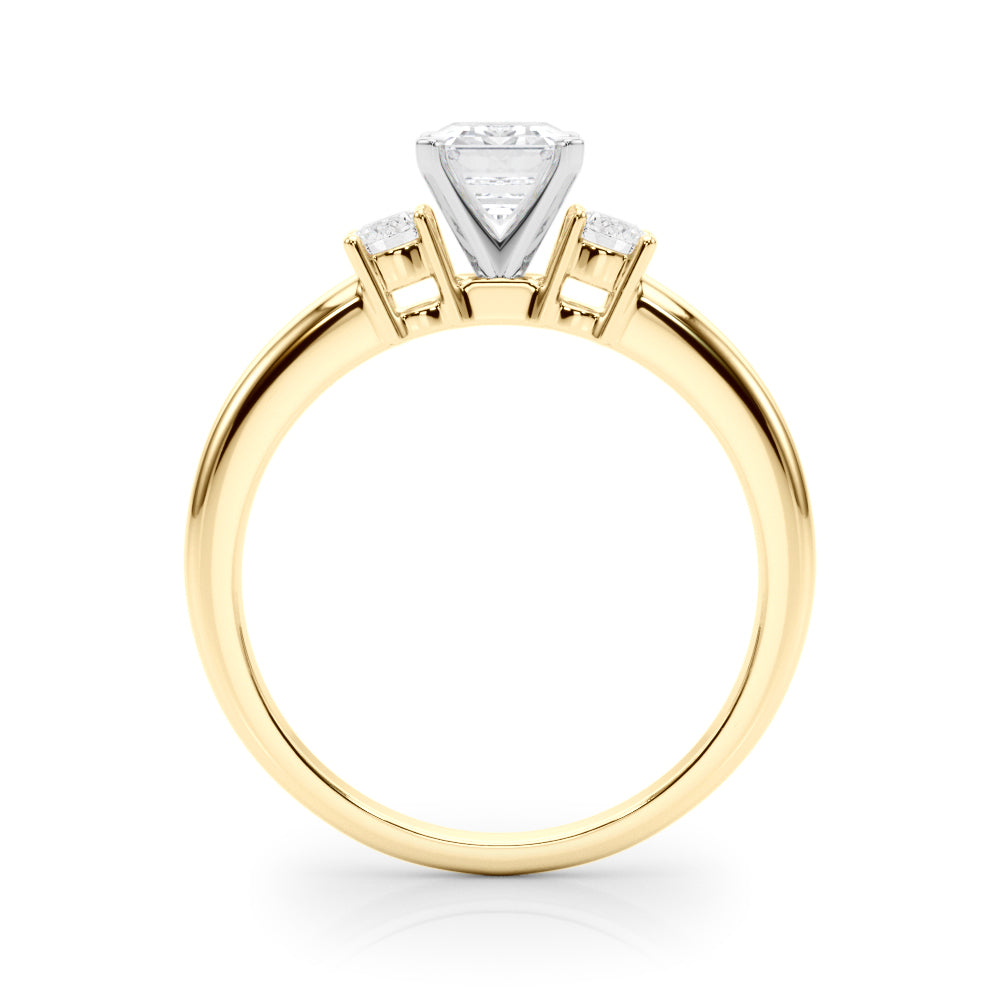 Classic Remountring Round Diamond Engagement Ring in 10K/14K gold and platinum with certified lab-grown or natural diamonds
