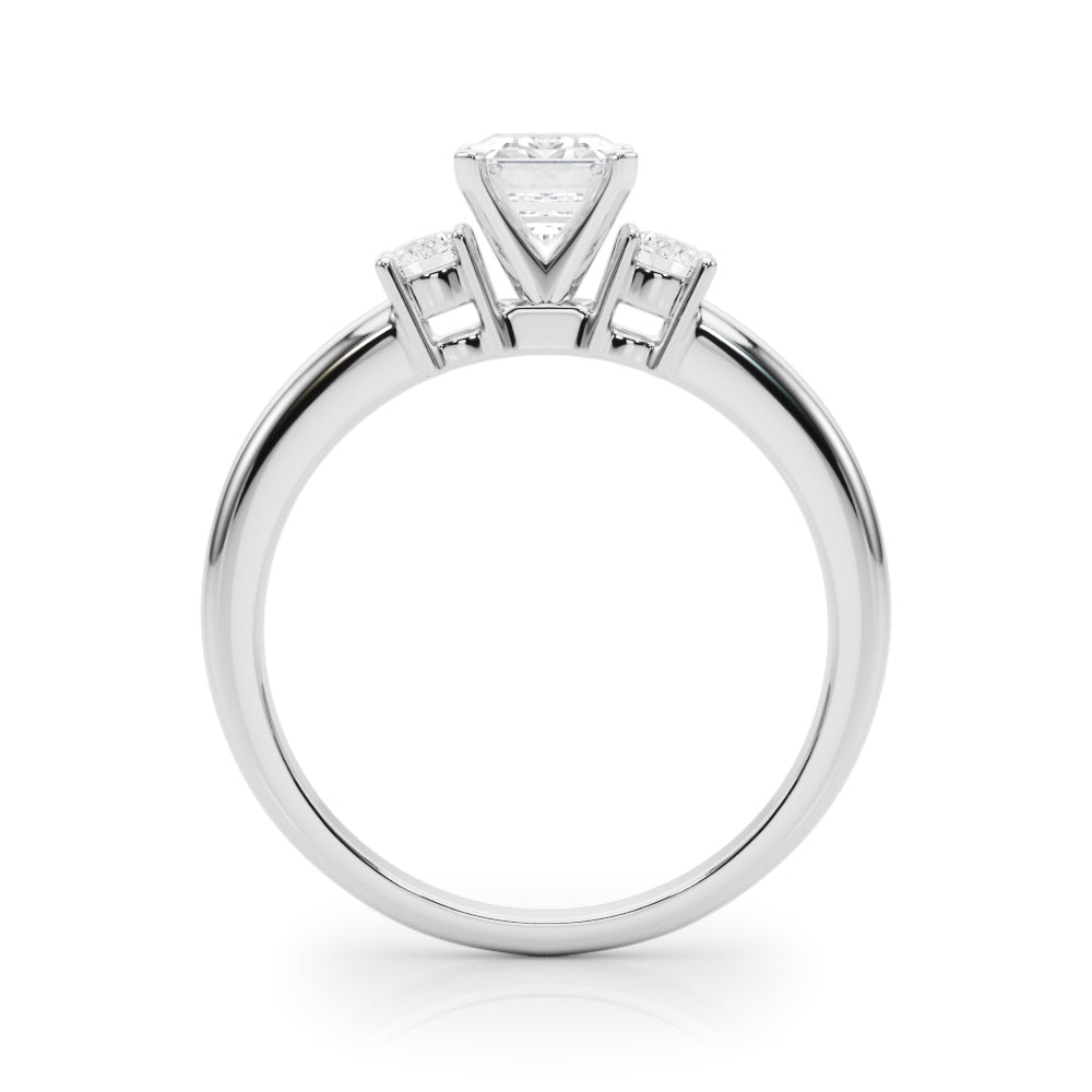 Classic Remountring Round Diamond Engagement Ring in 10K/14K gold and platinum with certified lab-grown or natural diamonds