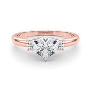 Classic Remountring Round Diamond Engagement Ring in 10K/14K gold and platinum with certified lab-grown or natural diamonds