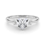 Classic Remountring Round Diamond Engagement Ring in 10K/14K gold and platinum with certified lab-grown or natural diamonds
