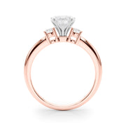 Classic Remountring Round Diamond Engagement Ring in 10K/14K gold and platinum with certified lab-grown or natural diamonds