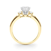 Classic Remountring Round Diamond Engagement Ring in 10K/14K gold and platinum with certified lab-grown or natural diamonds